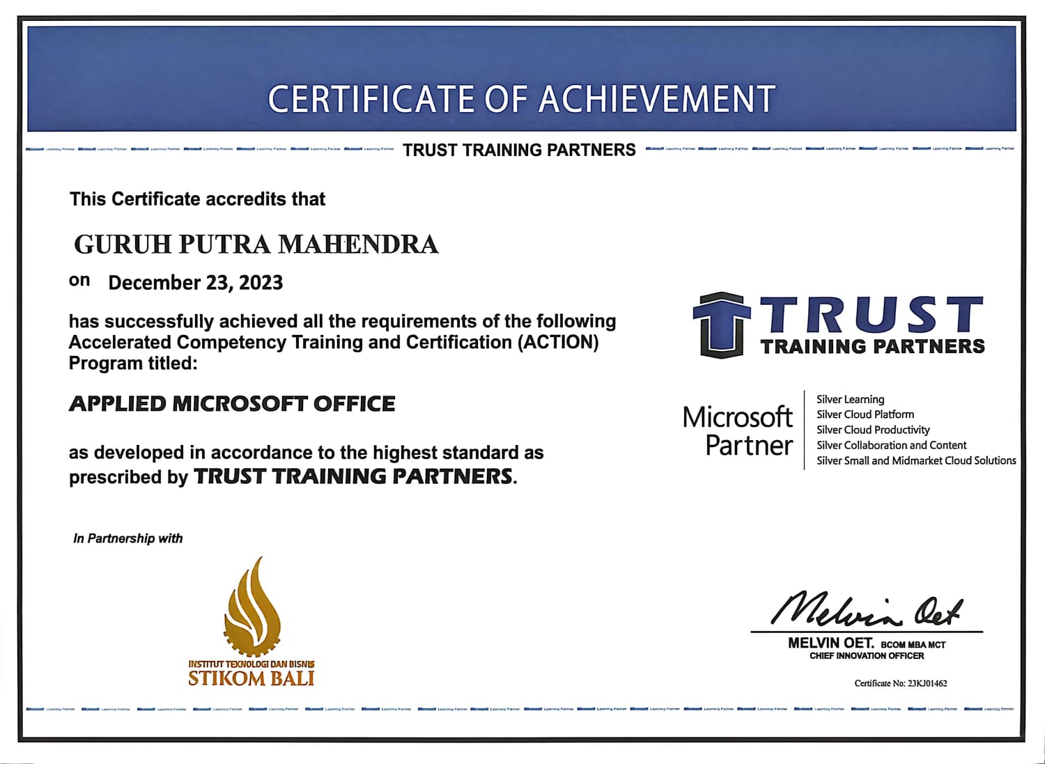 Certificate Office